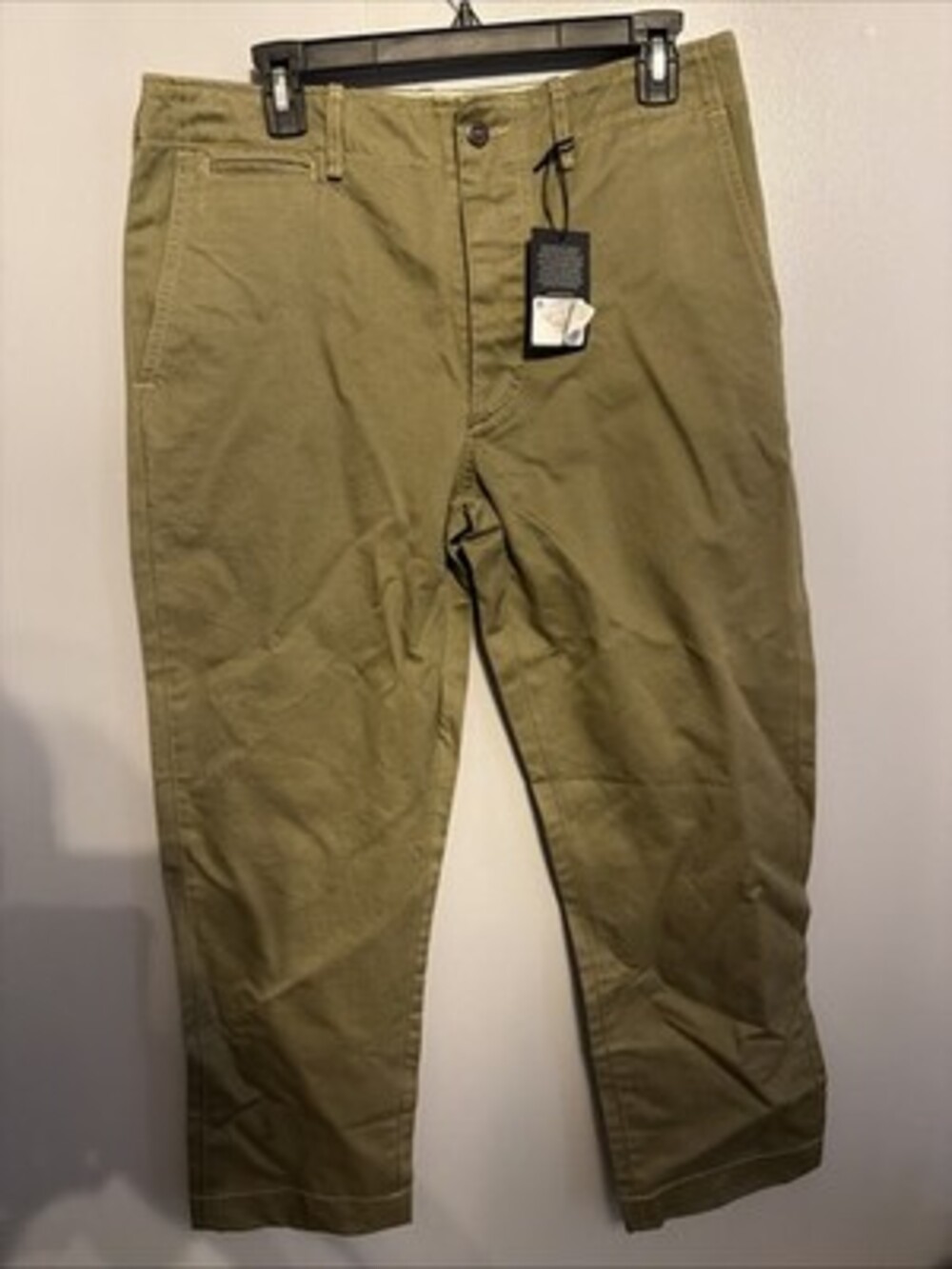 Buck Mason Fatigued Green 31x26 paperback Service twill Officer Pants
